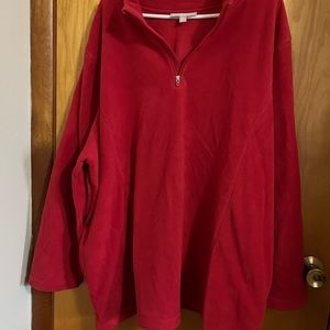 Woman Within 34/36 Red Fleece